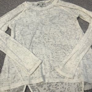 White + Warren long sleeve